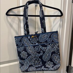 Vera Bradley Paisley Blue Tote Bag